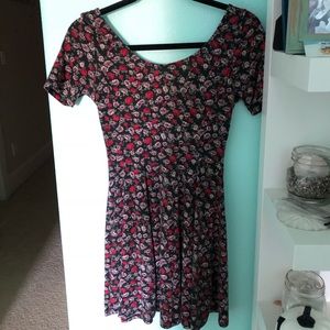 Floral skater style dress